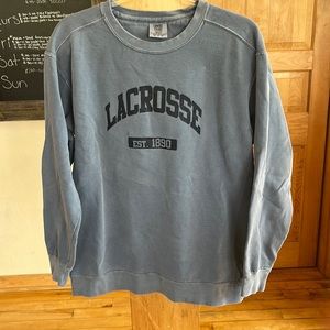 Comfort Colors women’s Lacrosse Crew neck